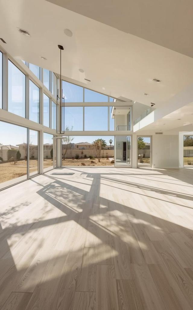 Room additions in San Diego featuring a modern home expansion with floor to ceiling glass windows, open layout, and seamless connection to outdoor space