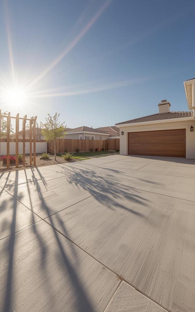 Modern outdoor spaces deserve concrete work that is both durable and visually refined