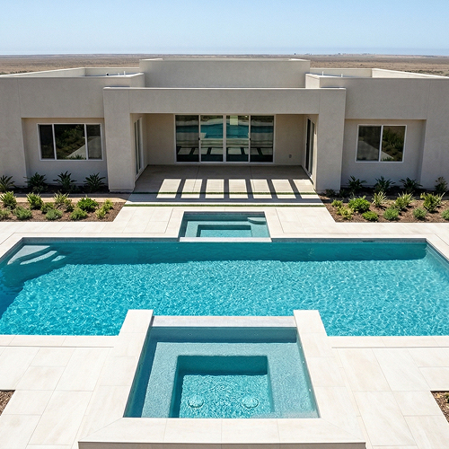 Modern Resort Style Pool Transformation by IO Builders Group in San Diego, CA