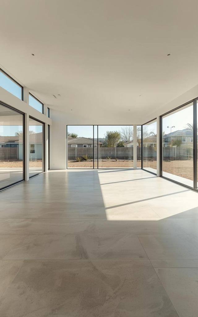 Room additions in San Diego featuring a modern home expansion with floor to ceiling glass windows, open layout, and seamless connection to outdoor space