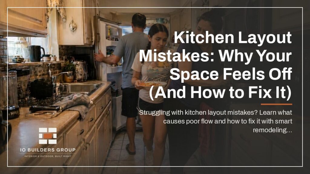 Kitchen Layout Mistakes: Why Your Space Feels Off (And How to Fix It) | IO Builders Group
