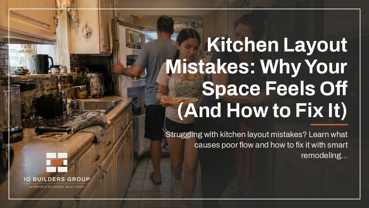 Kitchen Layout Mistakes: Why Your Space Feels Off (And How to Fix It) | IO Builders Group